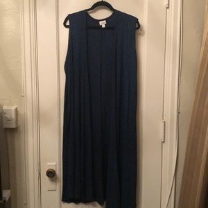 LuLaRoe “Joy” longline vest